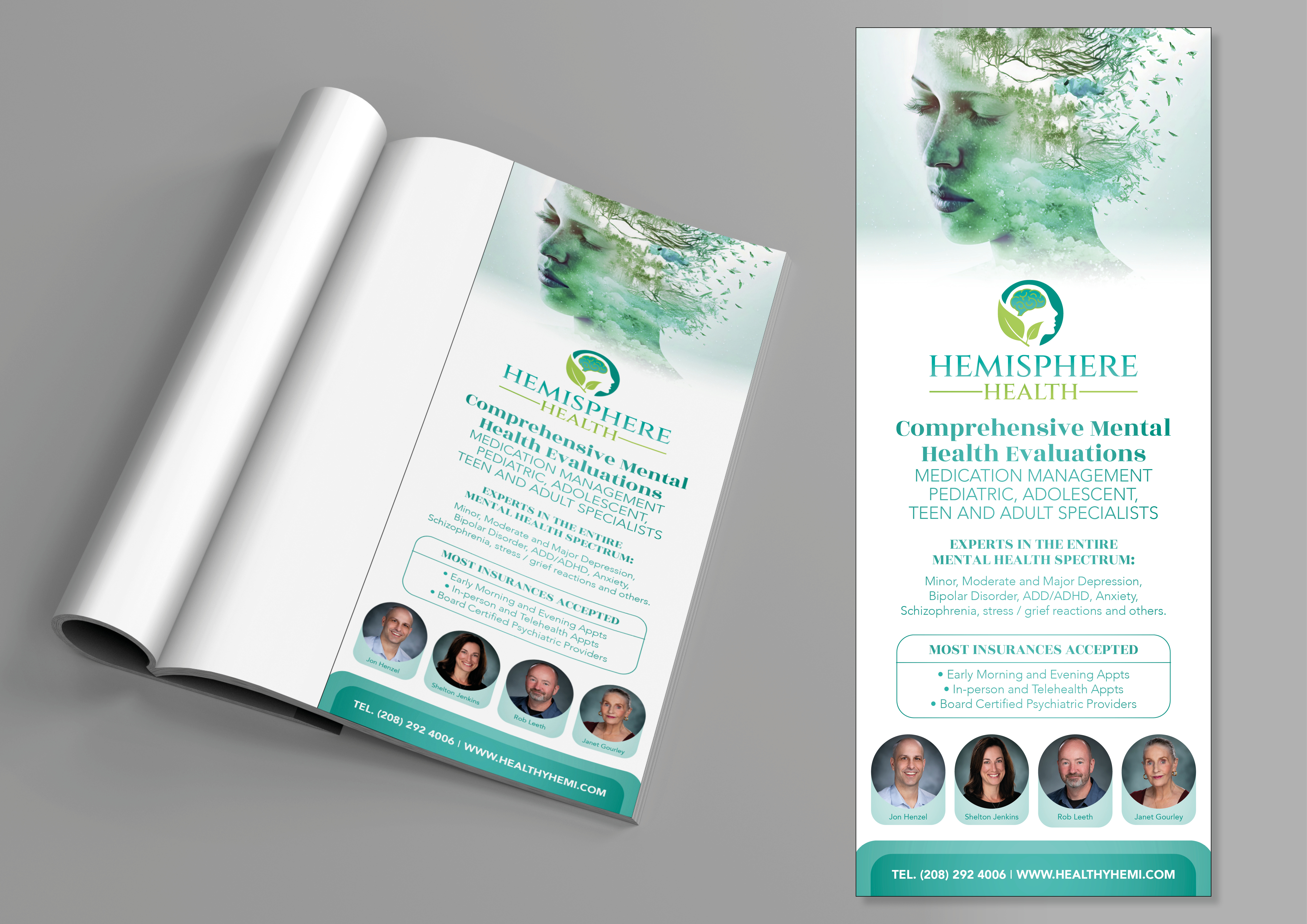 Magazine Design by MarkoE for Hemisphere Health | Design #31037759