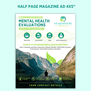 Diseño de Revista por Sun Creative para Hemisphere Health | Diseño #31037327