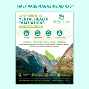 Magazine Design by Sun Creative for Hemisphere Health | Design: #31140690