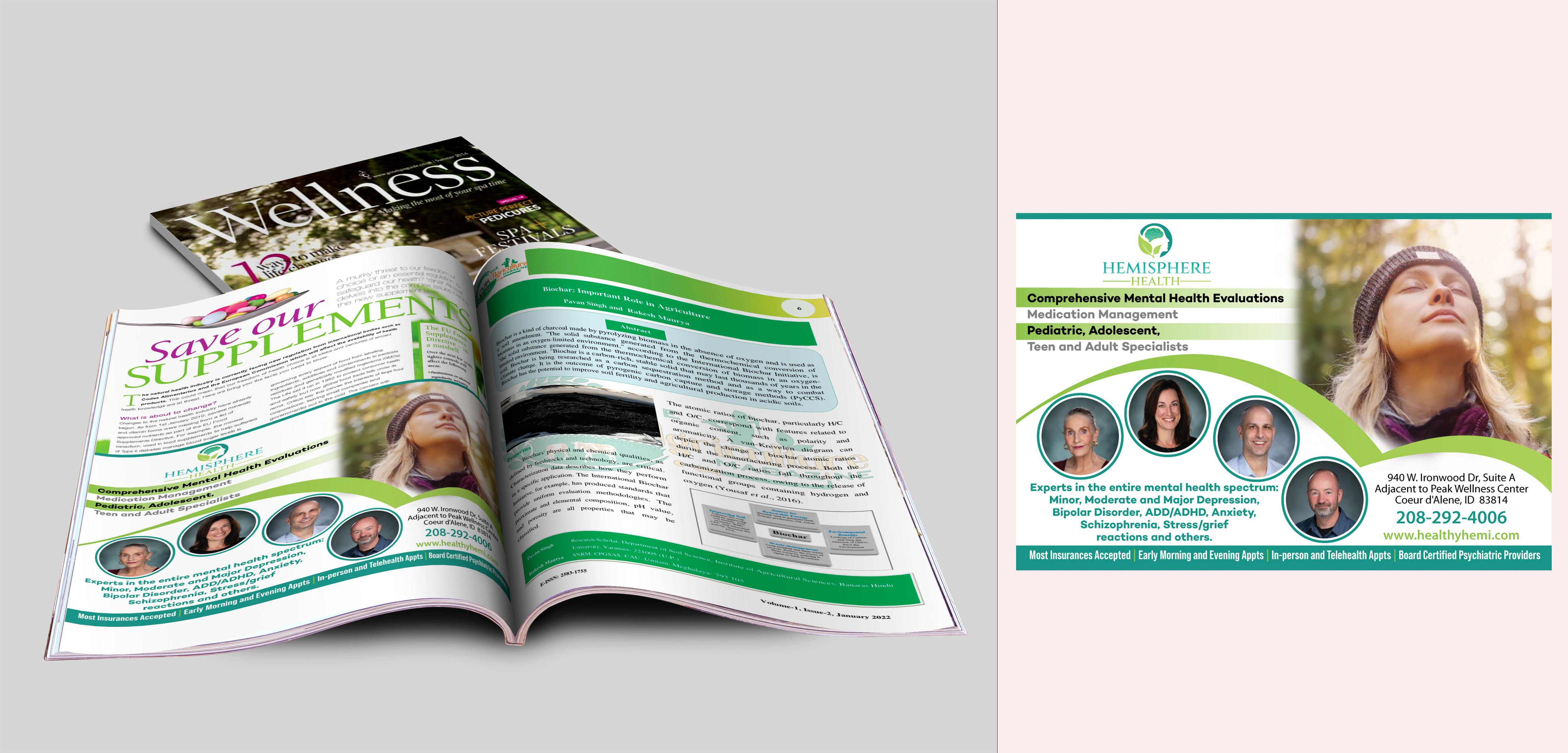 Diseño de Revista por Impressive Sol para Hemisphere Health | Diseño #31035747
