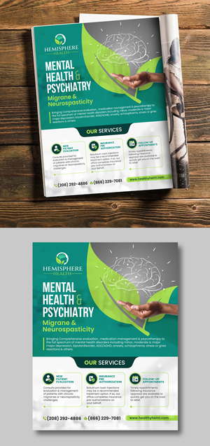 Magazine Design by debdesign for Hemisphere Health | Design: #31028442