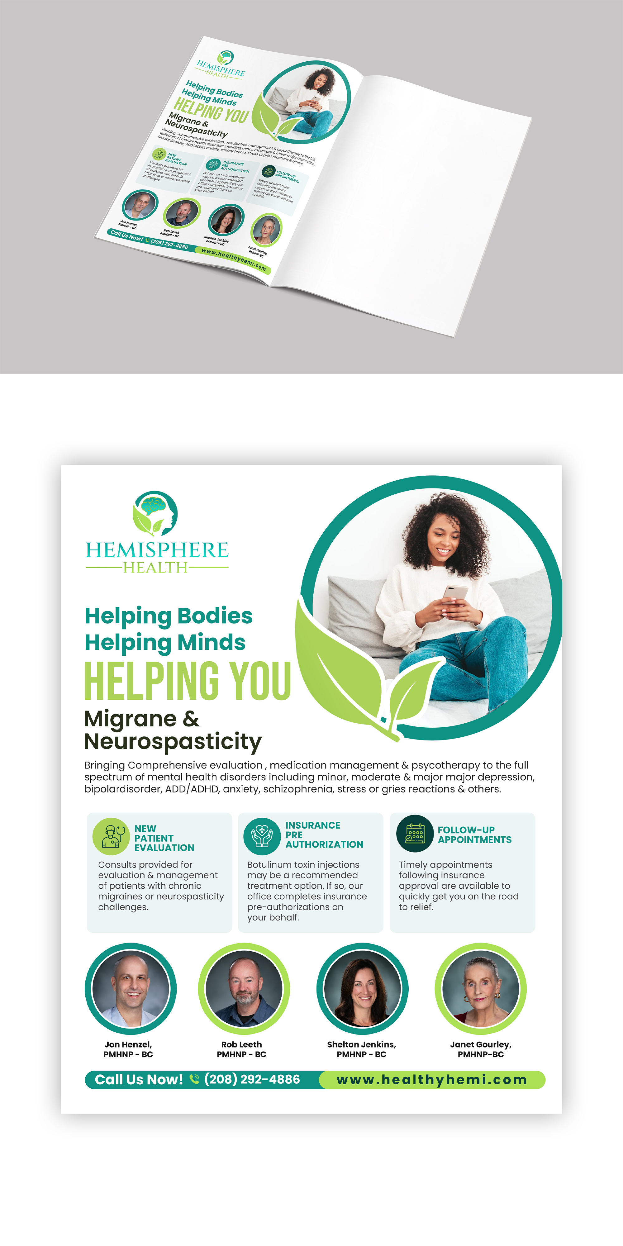 Magazine Design by debdesign for Hemisphere Health | Design #31028889
