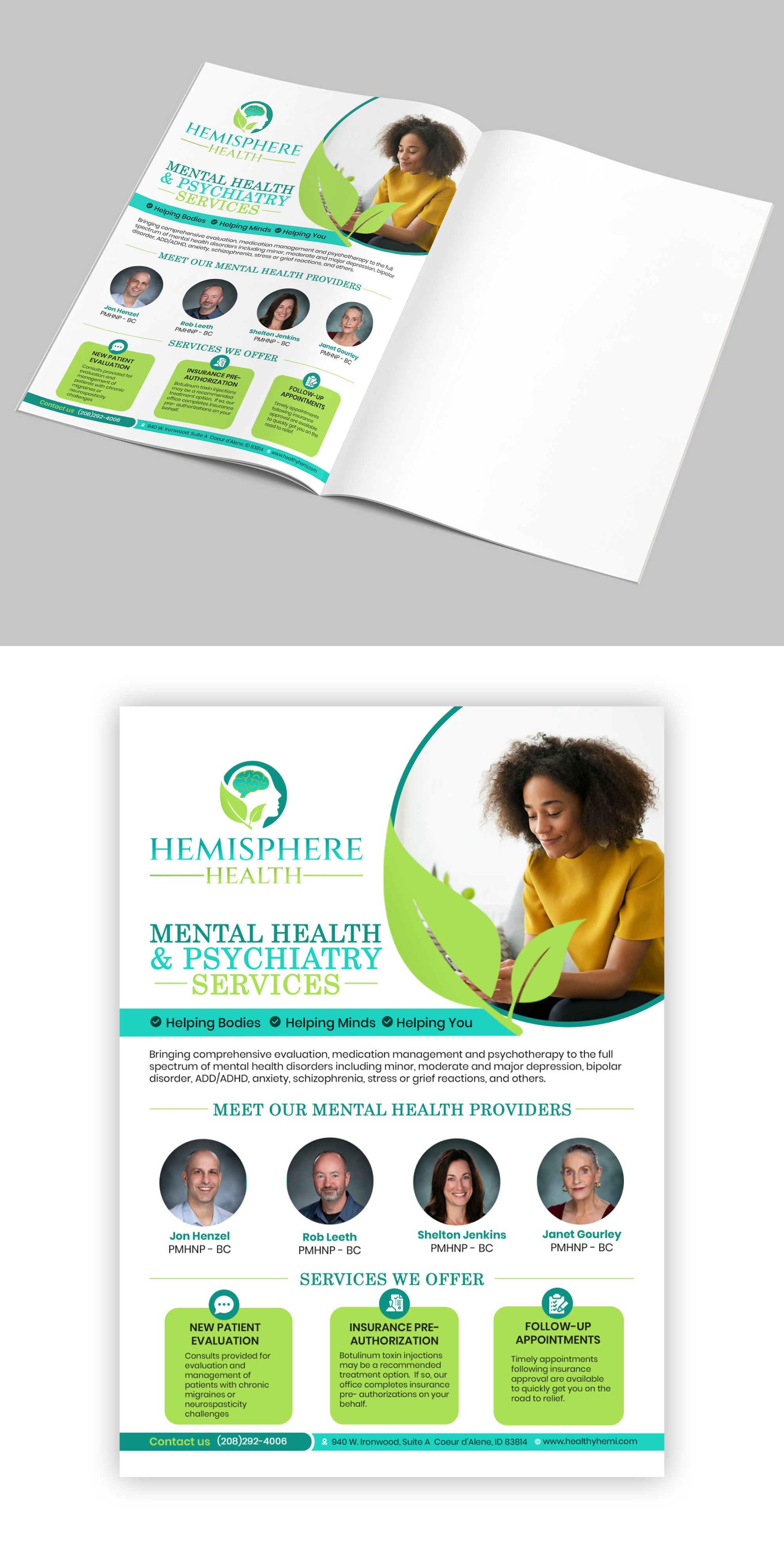 Diseño de Revista por debdesign para Hemisphere Health | Diseño #31029031