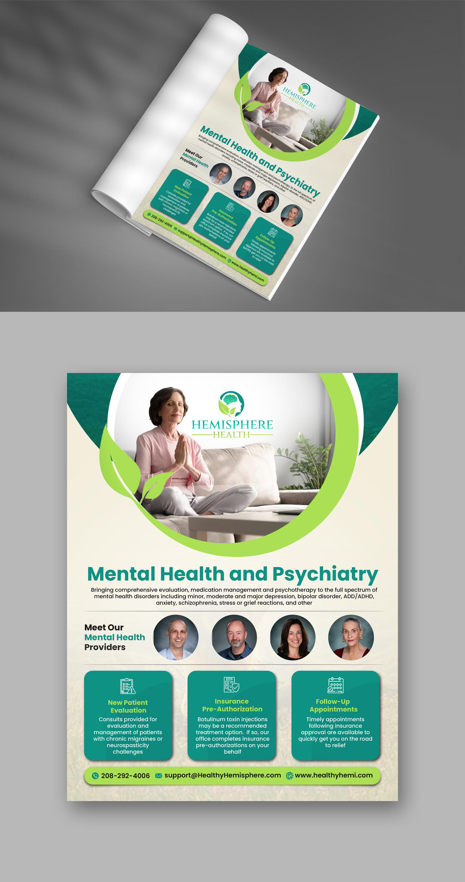 Diseño de Revista por debdesign para Hemisphere Health | Diseño #31030174