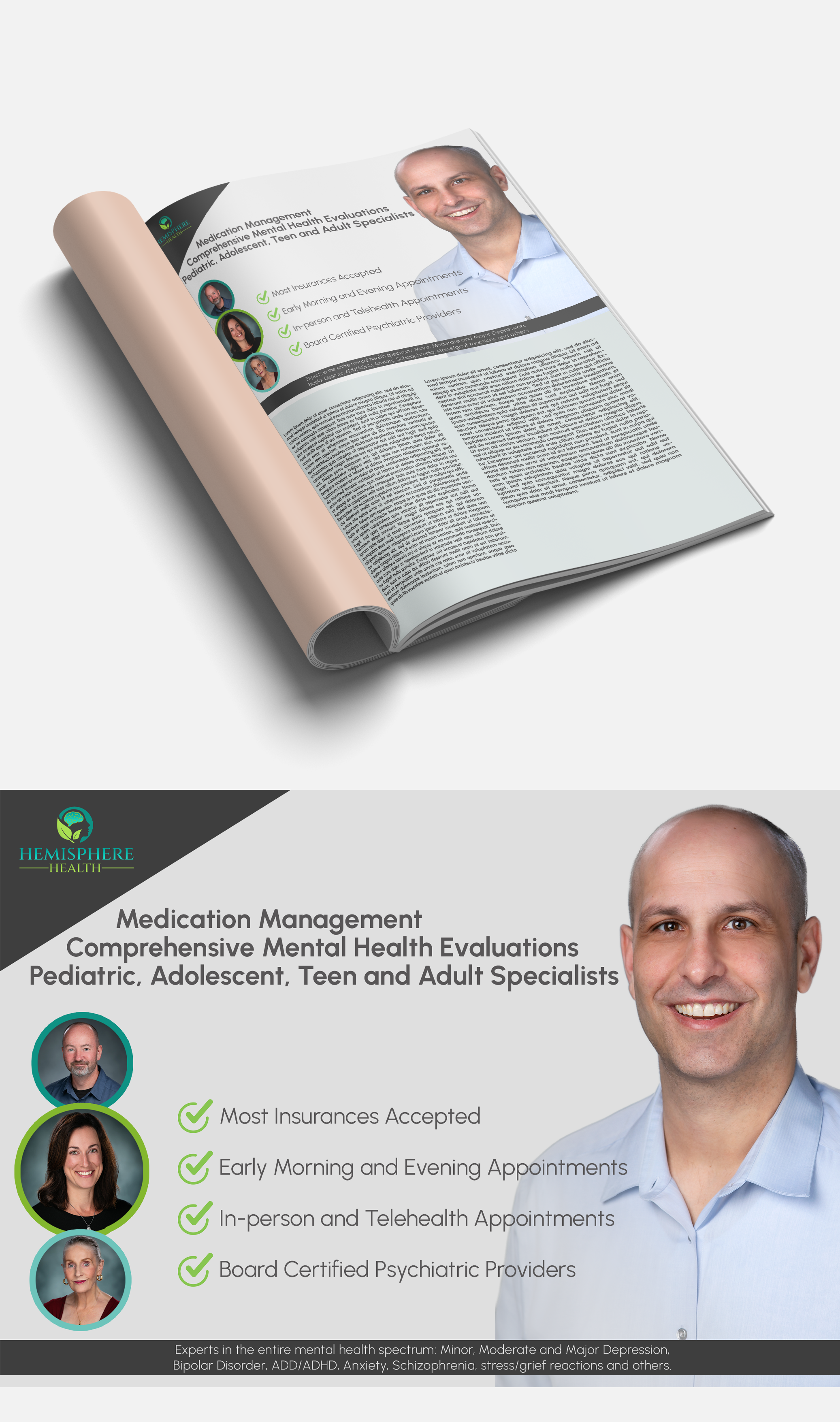 Magazine Design by Milena S. for Hemisphere Health | Design #31036475