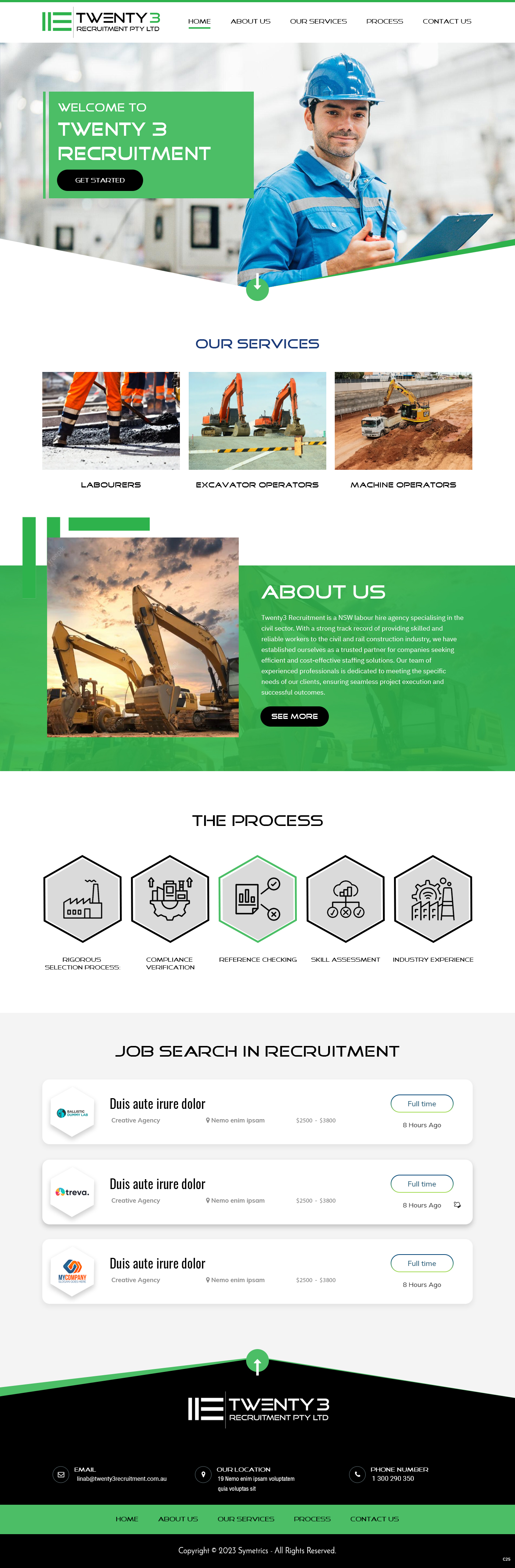 Diseño Web por pb para Twenty3 Recruitment Pty Ltd | Diseño #31038080