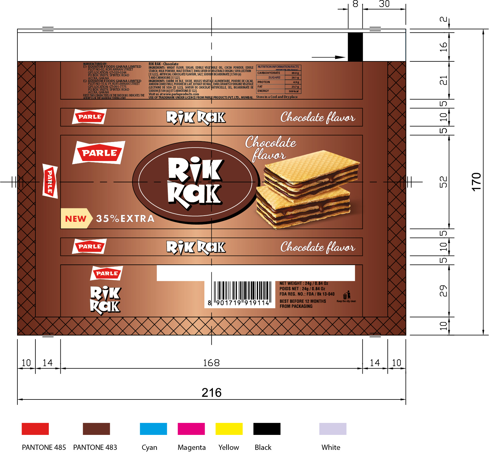 Packaging Design by Kuindzhi for EQUATOR FOODS GHANA LTD | Design #31488197
