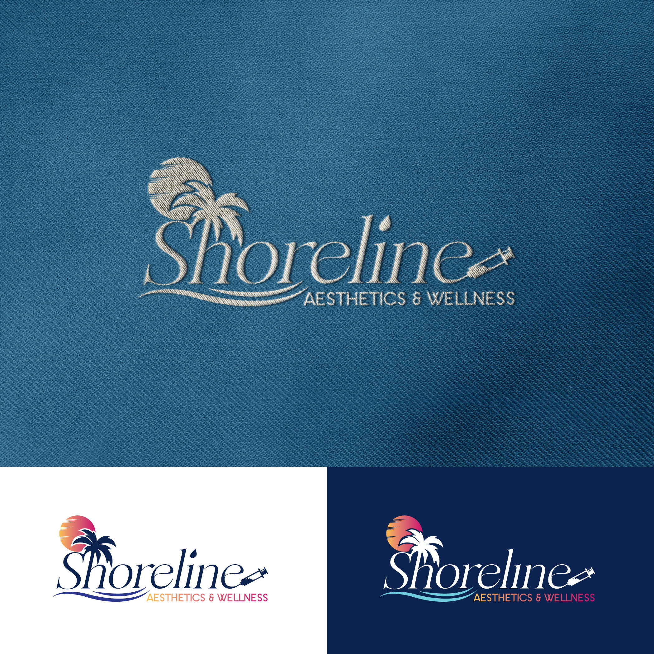 Logo Design by StromDesignHub for Shoreline Aesthetics & Wellness | Design #31042321