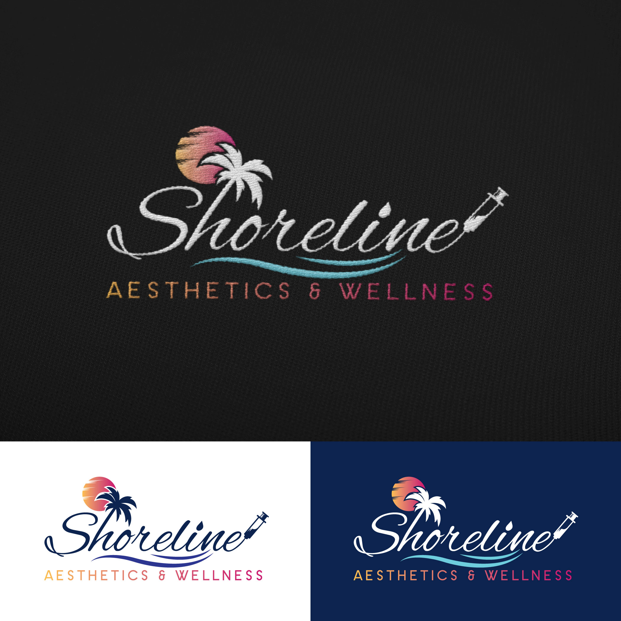 Logo Design by StromDesignHub for Shoreline Aesthetics & Wellness | Design #31042322