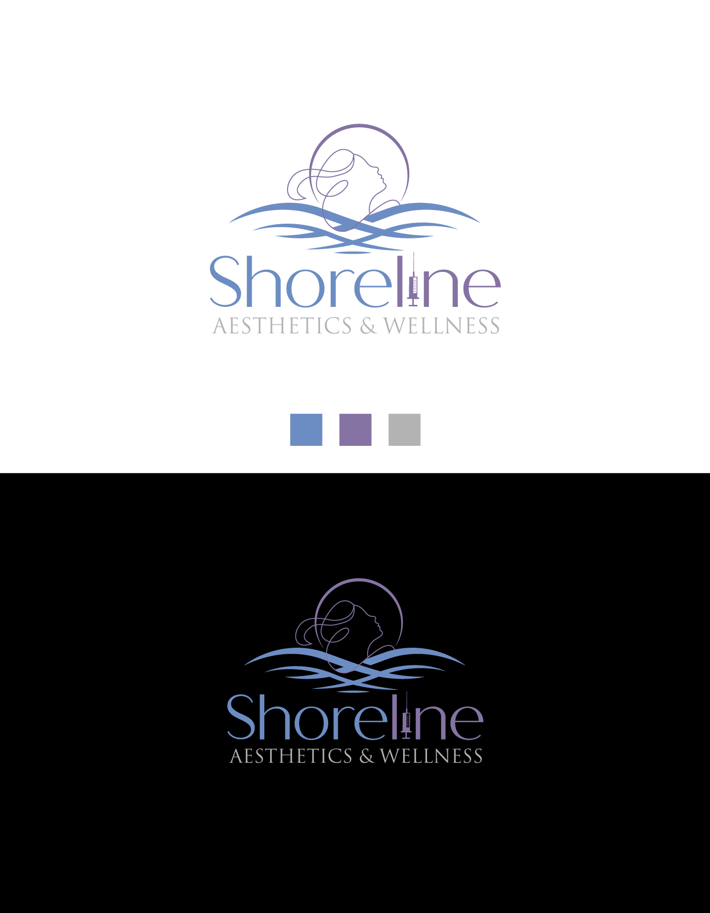 Logo Design by Farhad Kreative for Shoreline Aesthetics & Wellness | Design #31036777