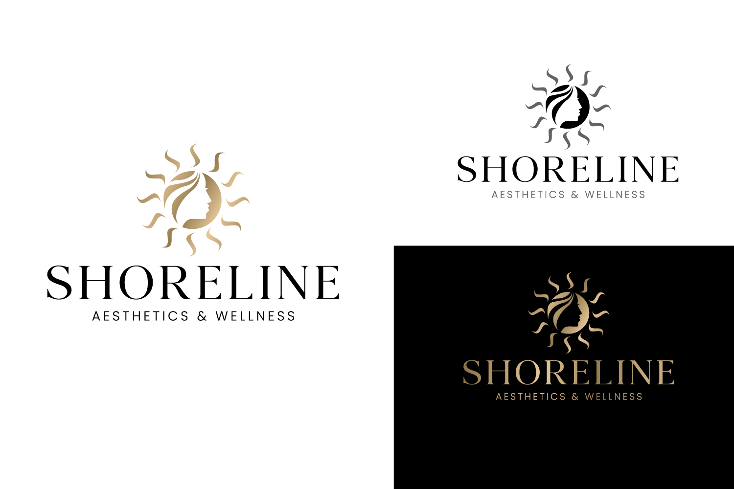 Logo Design by GodHand for Shoreline Aesthetics & Wellness | Design #31037377