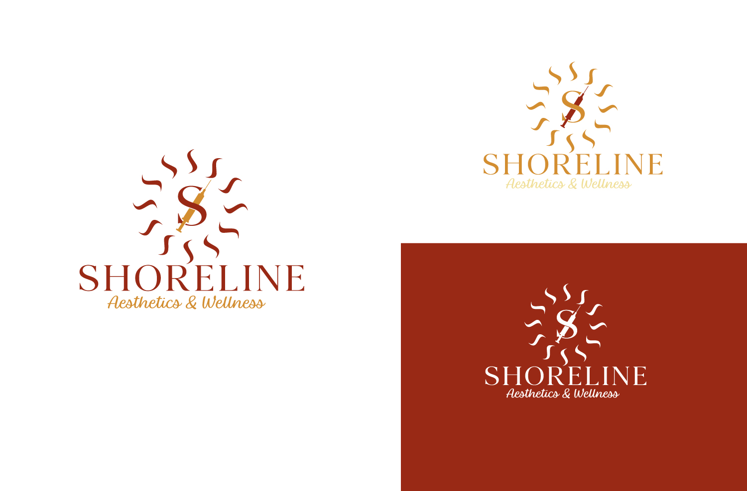 Logo Design by GodHand for Shoreline Aesthetics & Wellness | Design #31042381