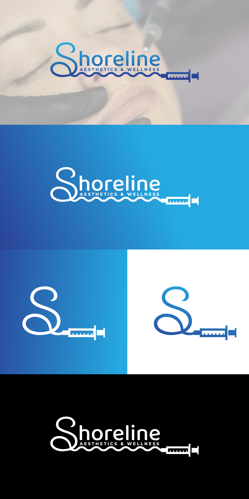 Logo Design by AHNAF_S for Shoreline Aesthetics & Wellness | Design #31050606