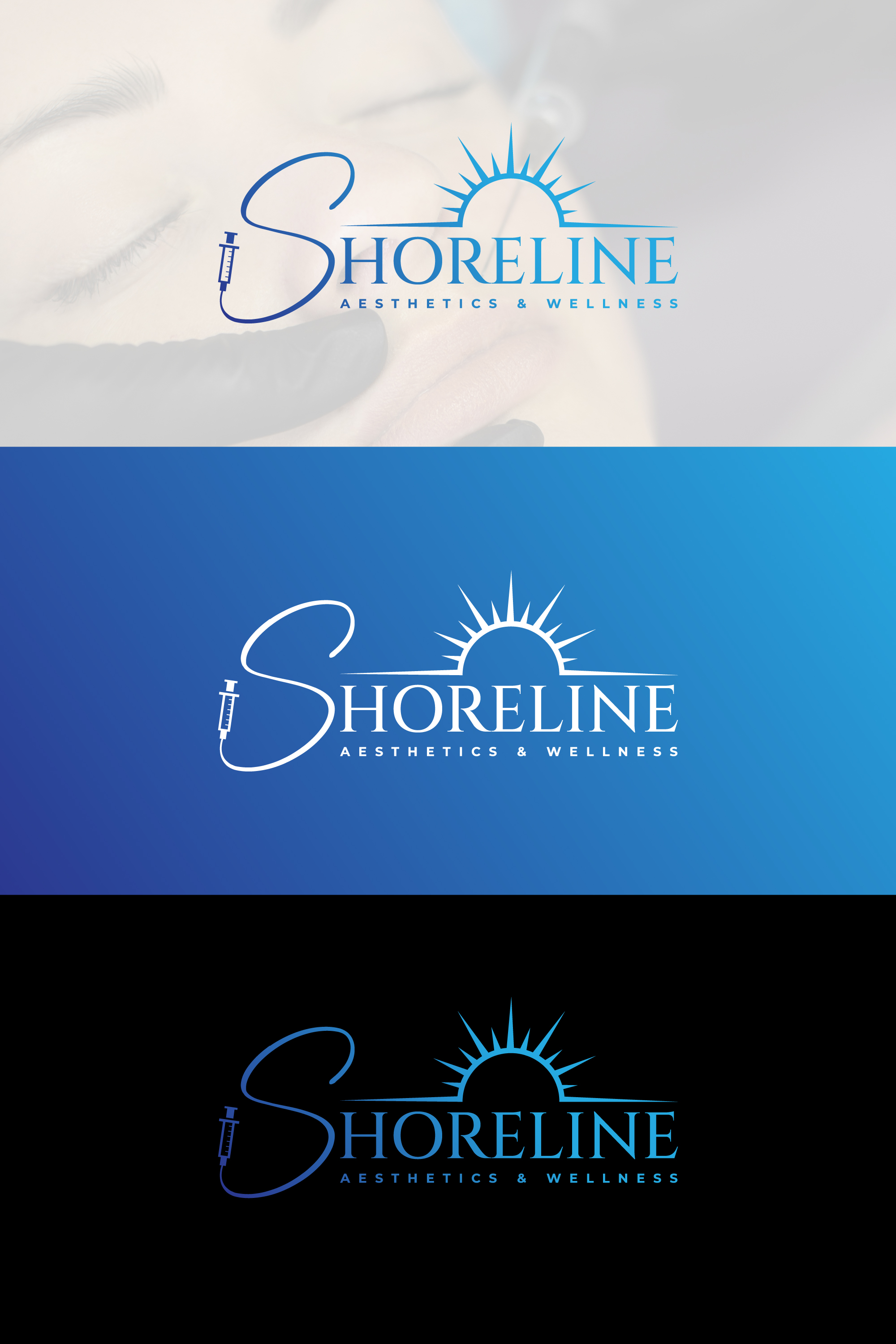 Logo Design by AHNAF_S for Shoreline Aesthetics & Wellness | Design #31066169