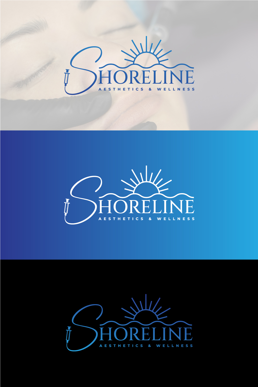 Logo Design by AHNAF_S for Shoreline Aesthetics & Wellness | Design #31070161
