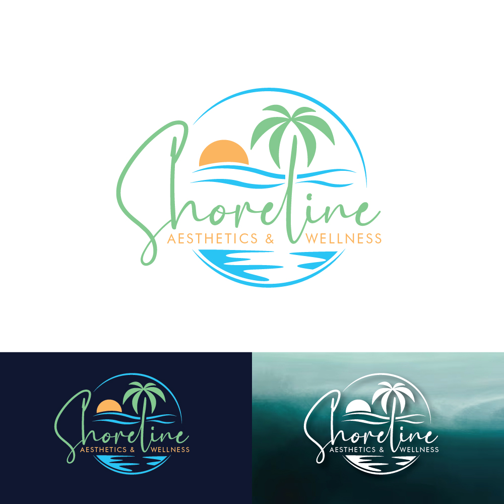 Logo Design by Sanat Kumar De for Shoreline Aesthetics & Wellness | Design #31037005