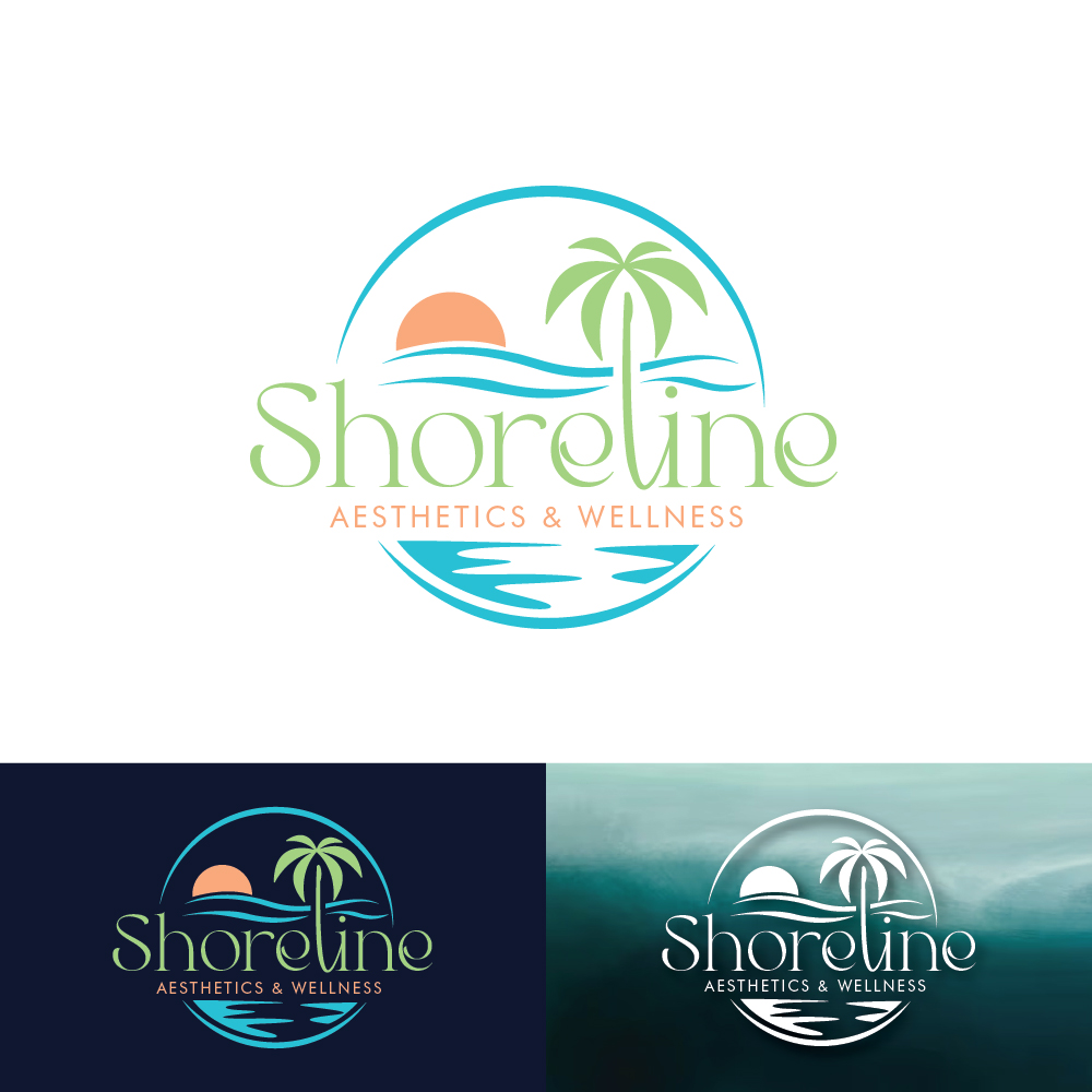 Logo Design by Sanat Kumar De for Shoreline Aesthetics & Wellness | Design #31041347