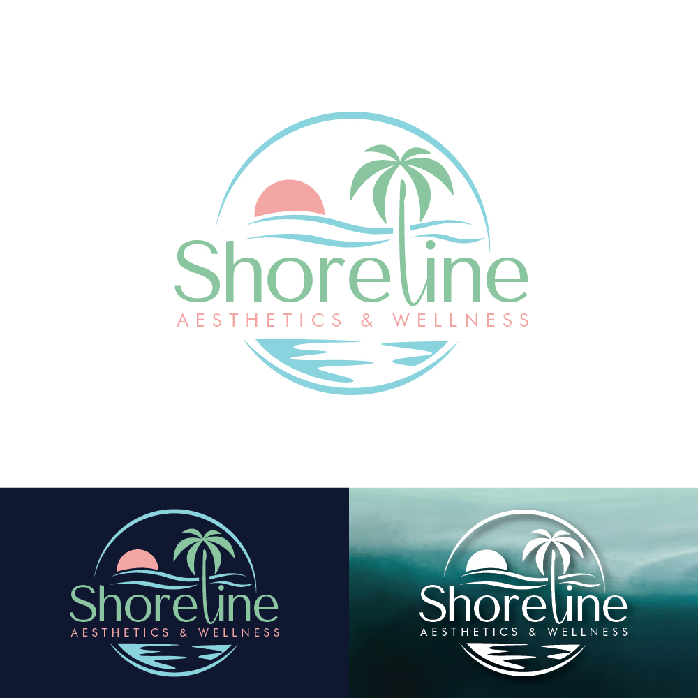 Logo Design by Sanat Kumar De for Shoreline Aesthetics & Wellness | Design #31041349