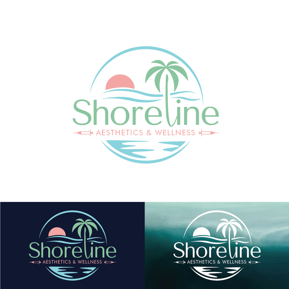 Logo Design by Sanat Kumar De for Shoreline Aesthetics & Wellness | Design #31057881