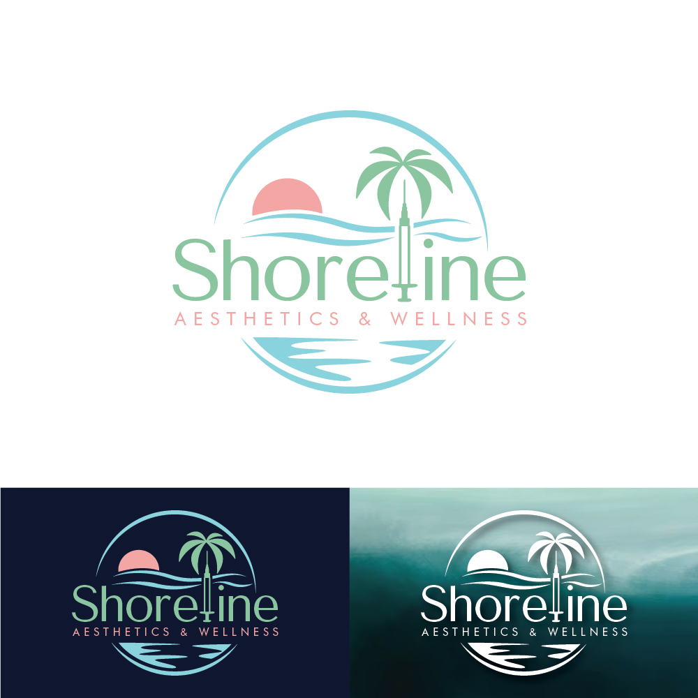 Logo Design by Sanat Kumar De for Shoreline Aesthetics & Wellness | Design #31057883