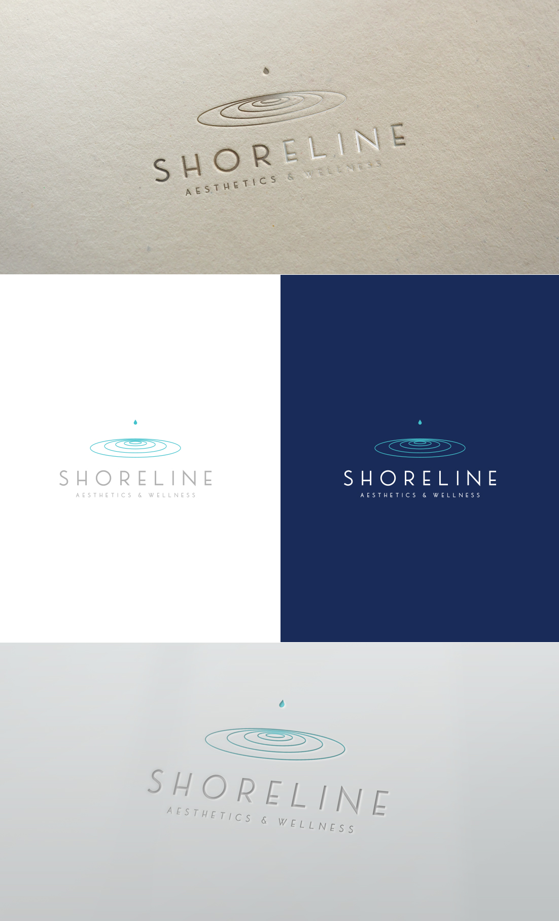 Logo Design by GLDesigns for Shoreline Aesthetics & Wellness | Design #31031595