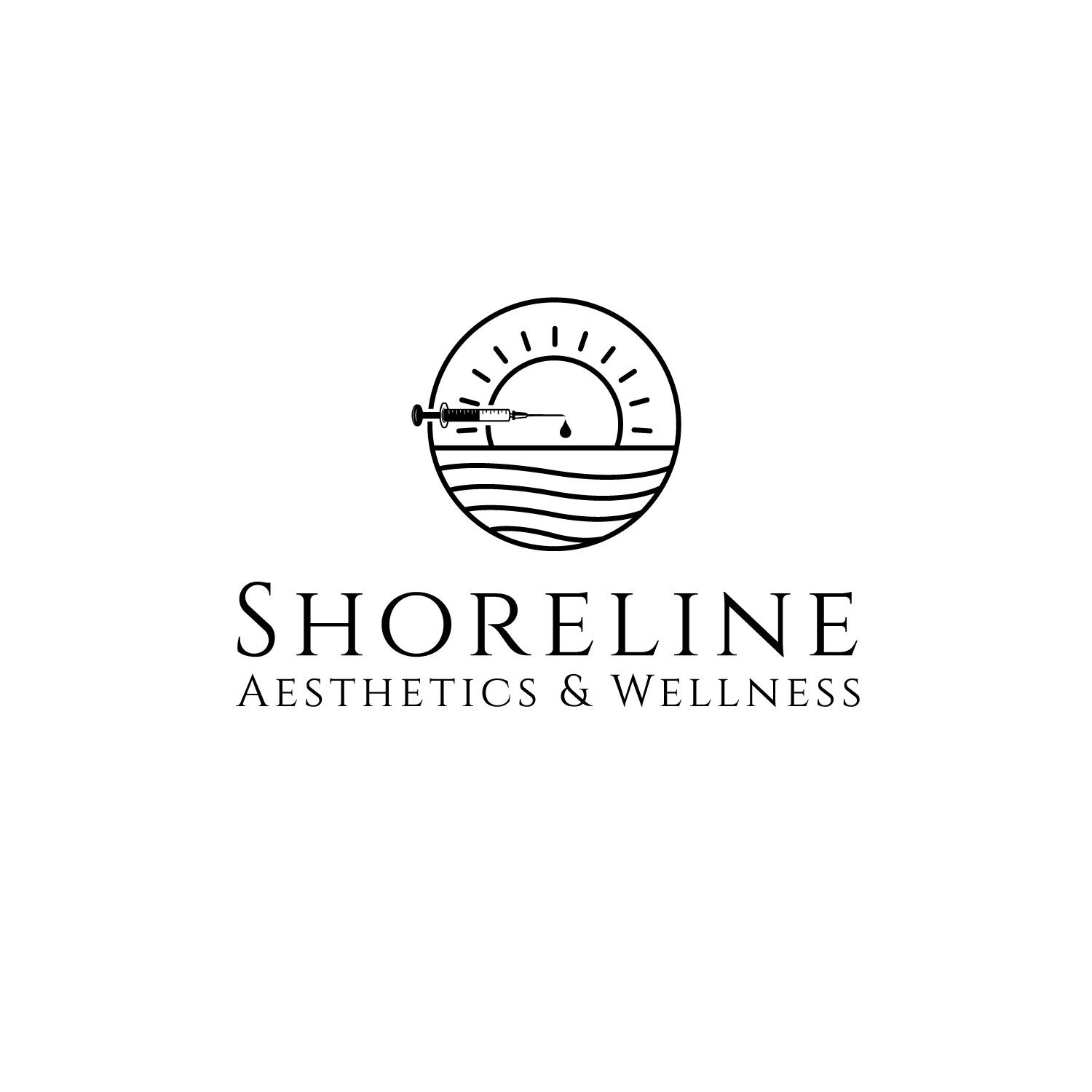 Logo Design by webeezine for Shoreline Aesthetics & Wellness | Design #31040888