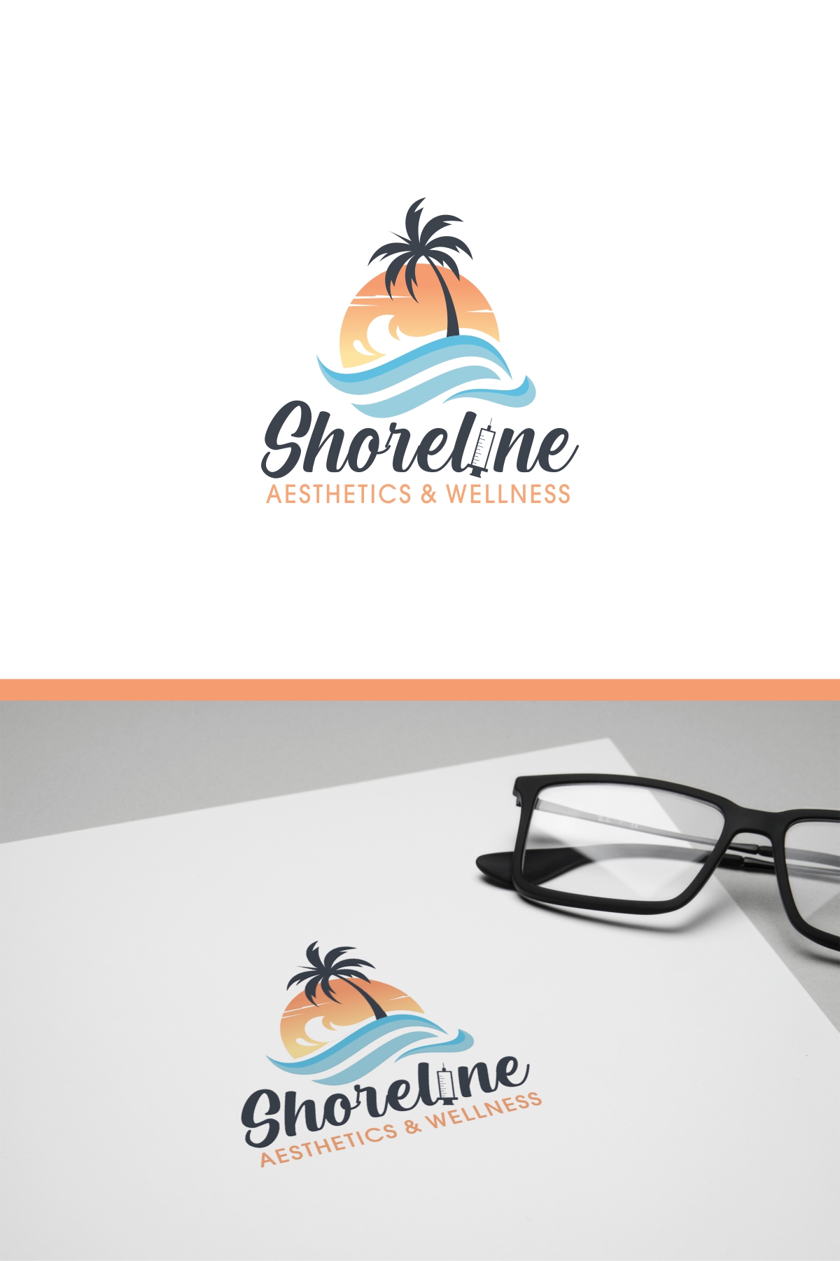 Diseño de Logo por Eppeok para Shoreline Aesthetics & Wellness | Diseño #31051339