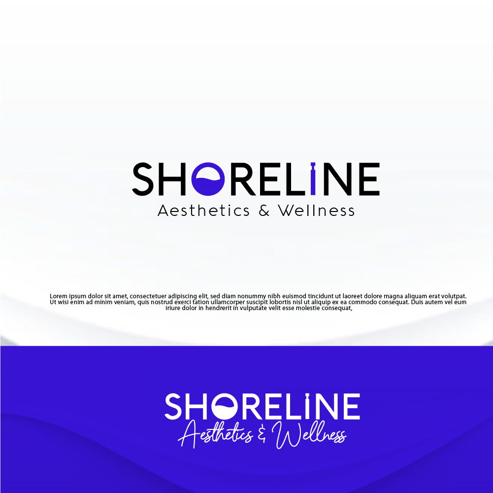 Logo Design by Tan-D for Shoreline Aesthetics & Wellness | Design #31039844