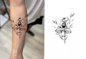 Frog tattoo