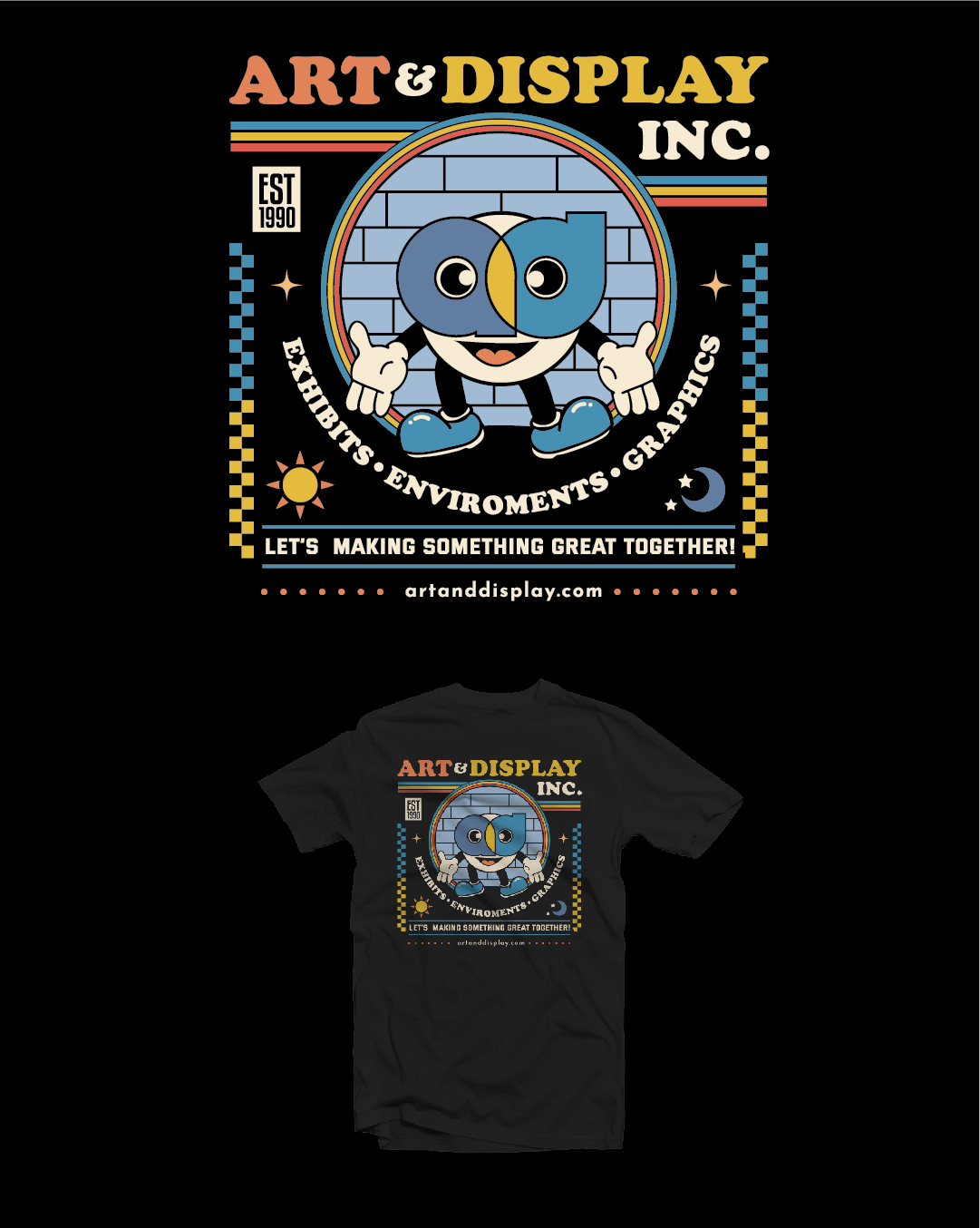 T-Shirt-Design von Ngoeg für Art & Display, Inc | Design #31072494