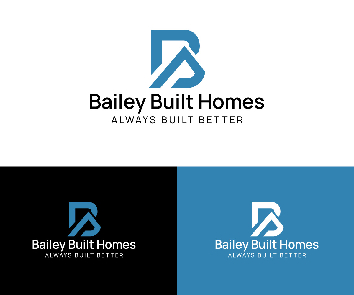 Logo Design by Kavth for BAILEY BUILT HOMES | Design #31078483