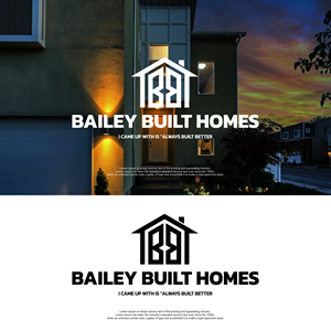Logo Design by Buntu Pol for BAILEY BUILT HOMES | Design #31034320