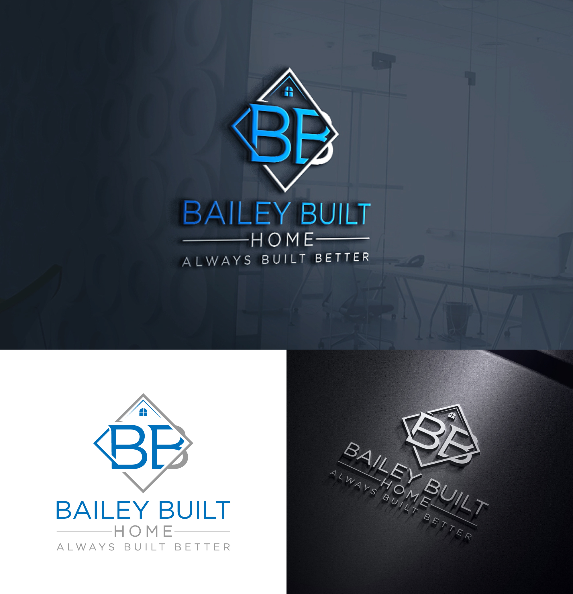 Diseño de Logo por ummehabeba para BAILEY BUILT HOMES | Diseño #31038031