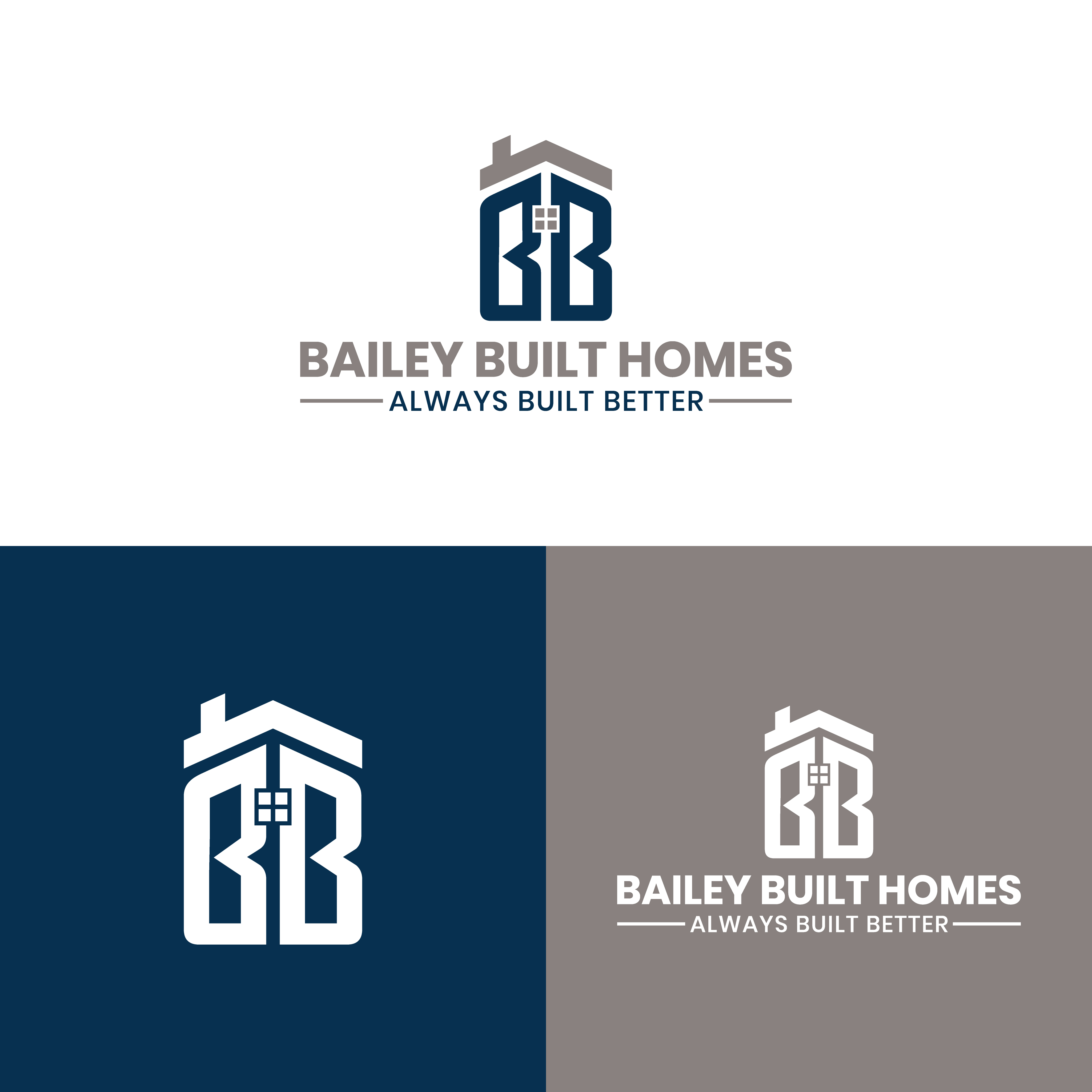 Logo Design by Design Element for BAILEY BUILT HOMES | Design #31034390