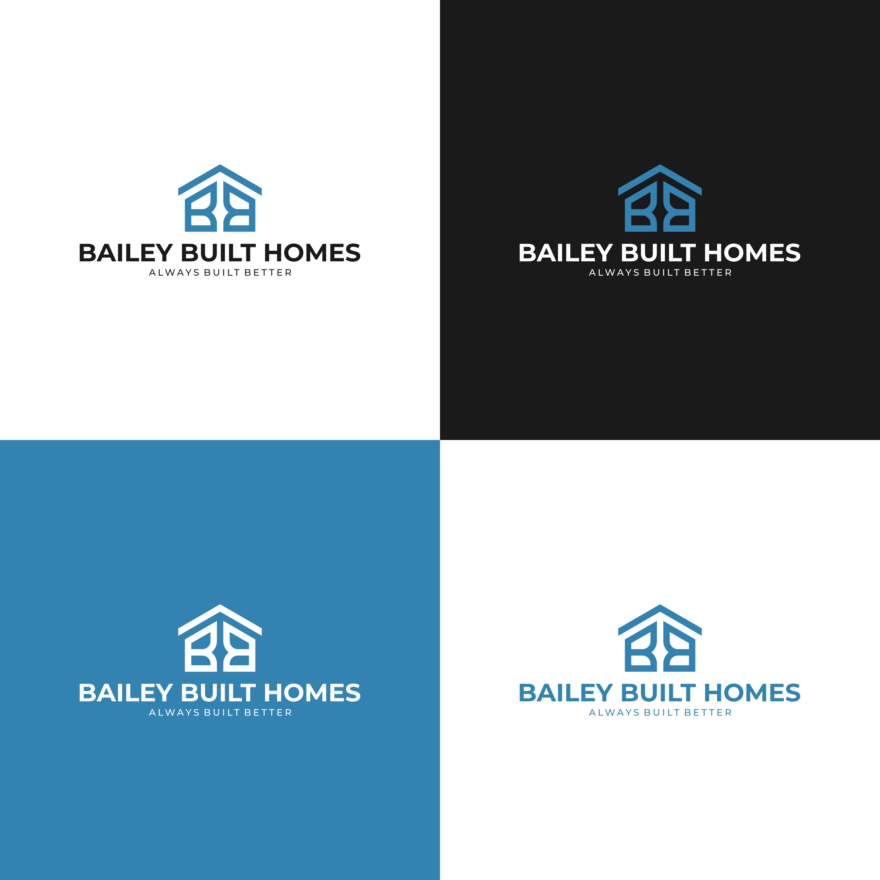 Logo Design by ge.logo for BAILEY BUILT HOMES | Design #31032410