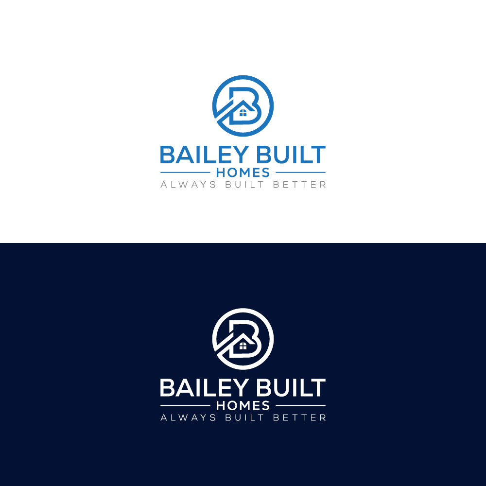 Logo Design by vectorvision13 for BAILEY BUILT HOMES | Design #31047369