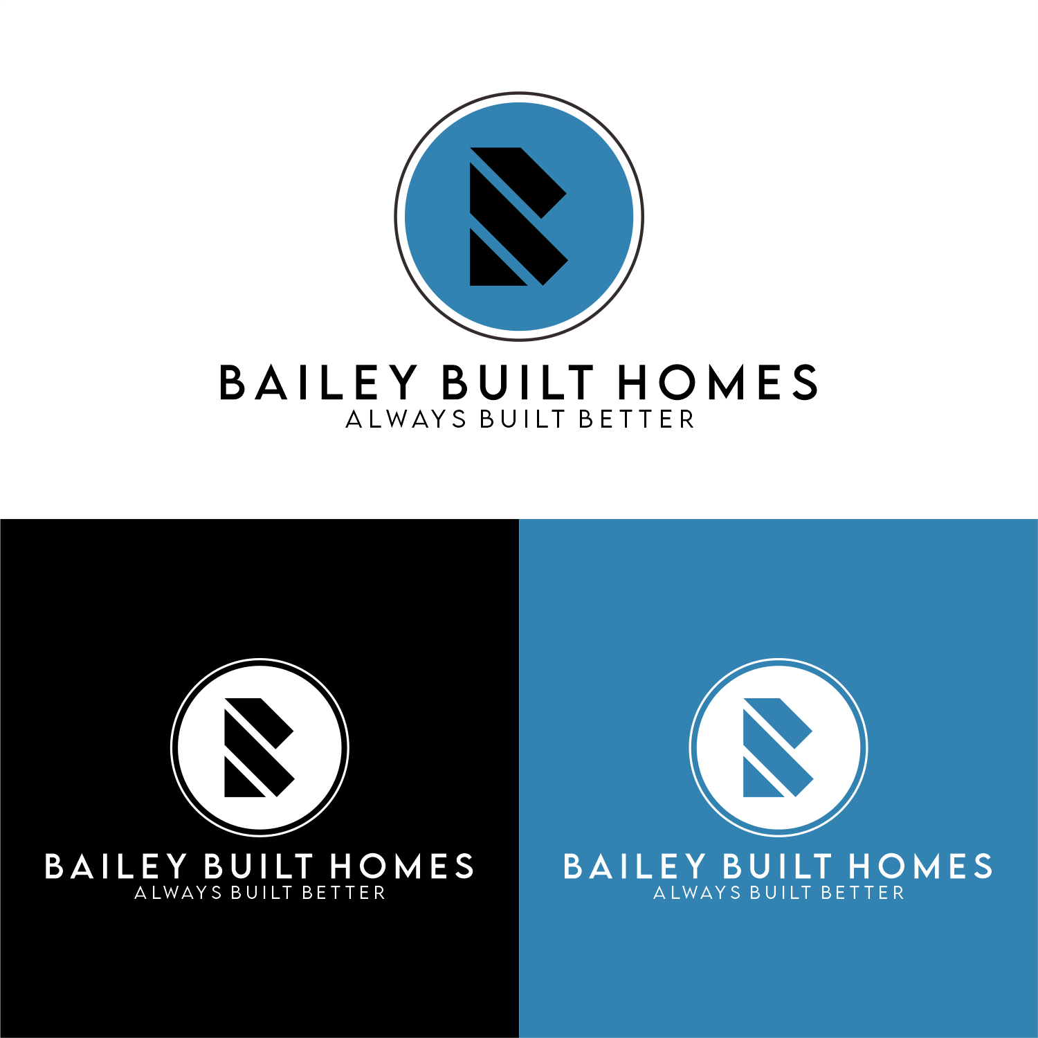 Logo Design by joko graphic for BAILEY BUILT HOMES | Design #31040177