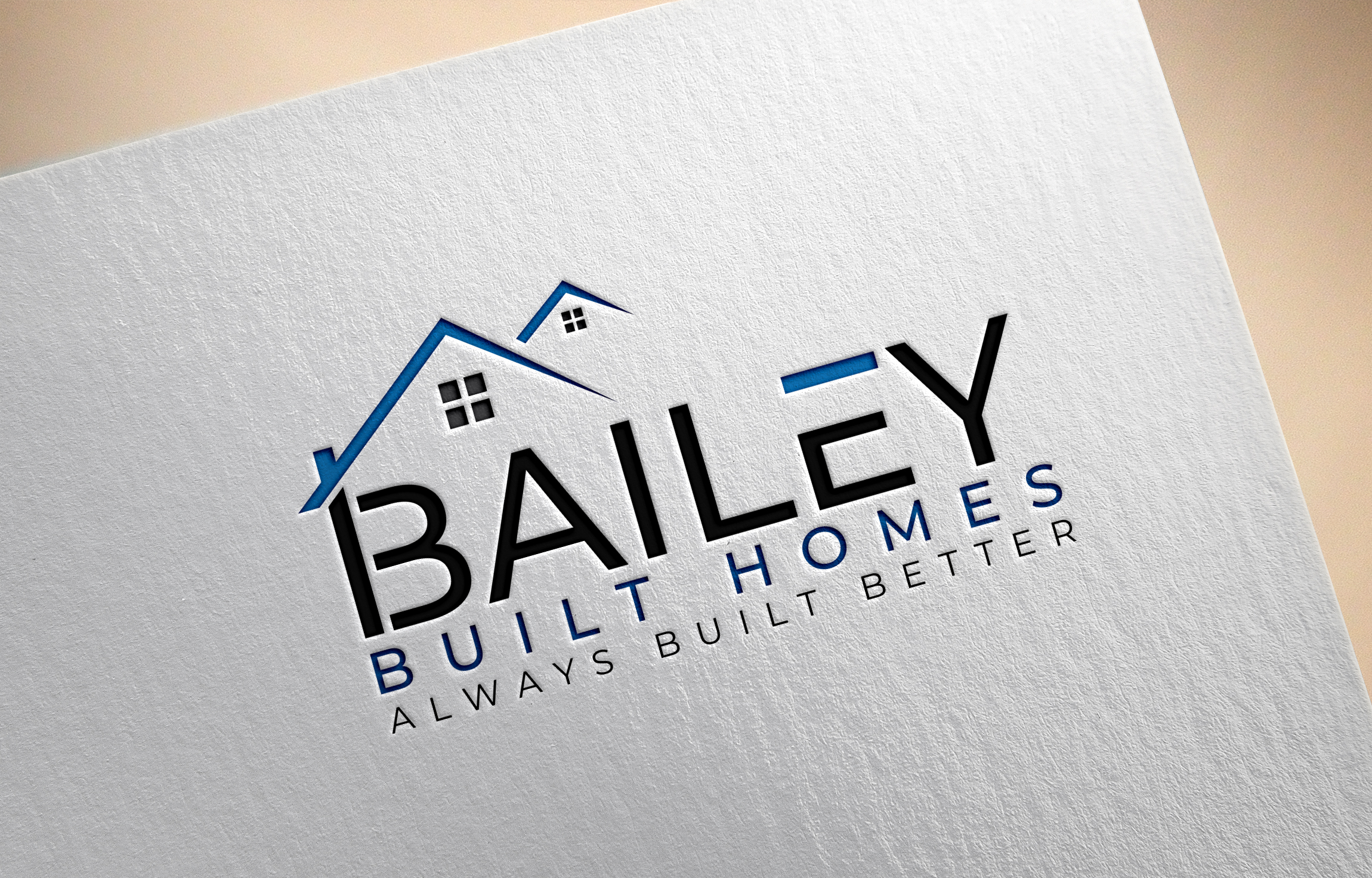 Logo Design by Graphic Mama for BAILEY BUILT HOMES | Design #31034088