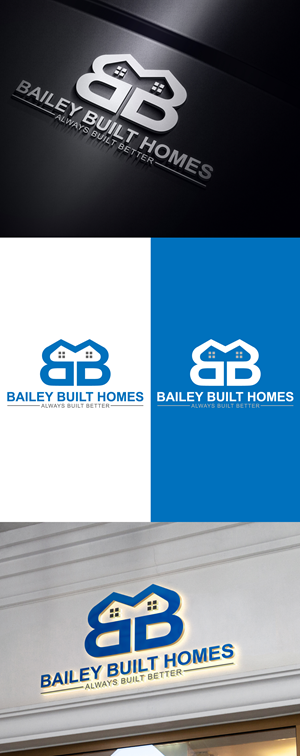 Logo-Design von uzzal100 für BAILEY BUILT HOMES | Design #31034938