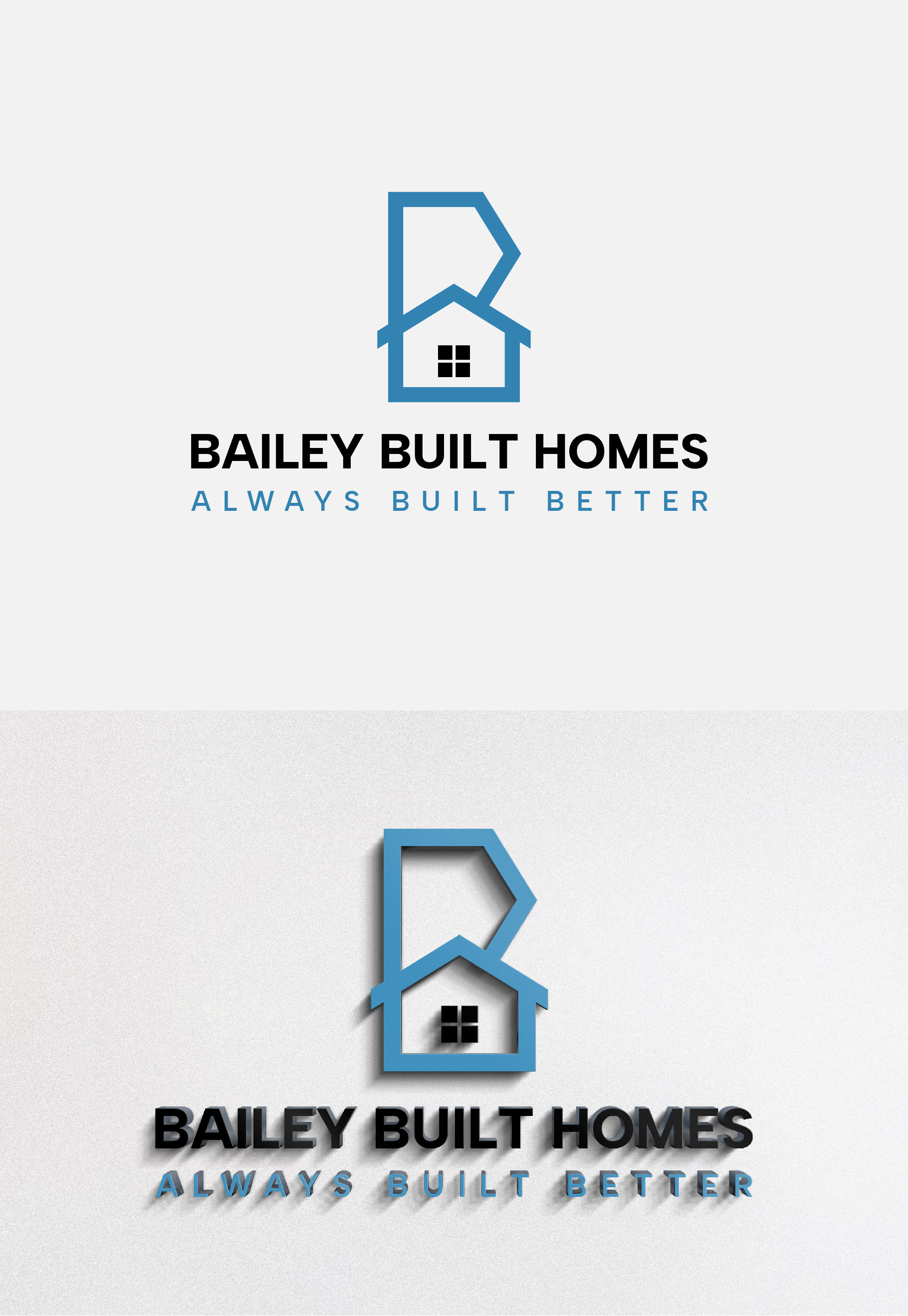 Diseño de Logo por Tanvir Ahammed para BAILEY BUILT HOMES | Diseño #31044841