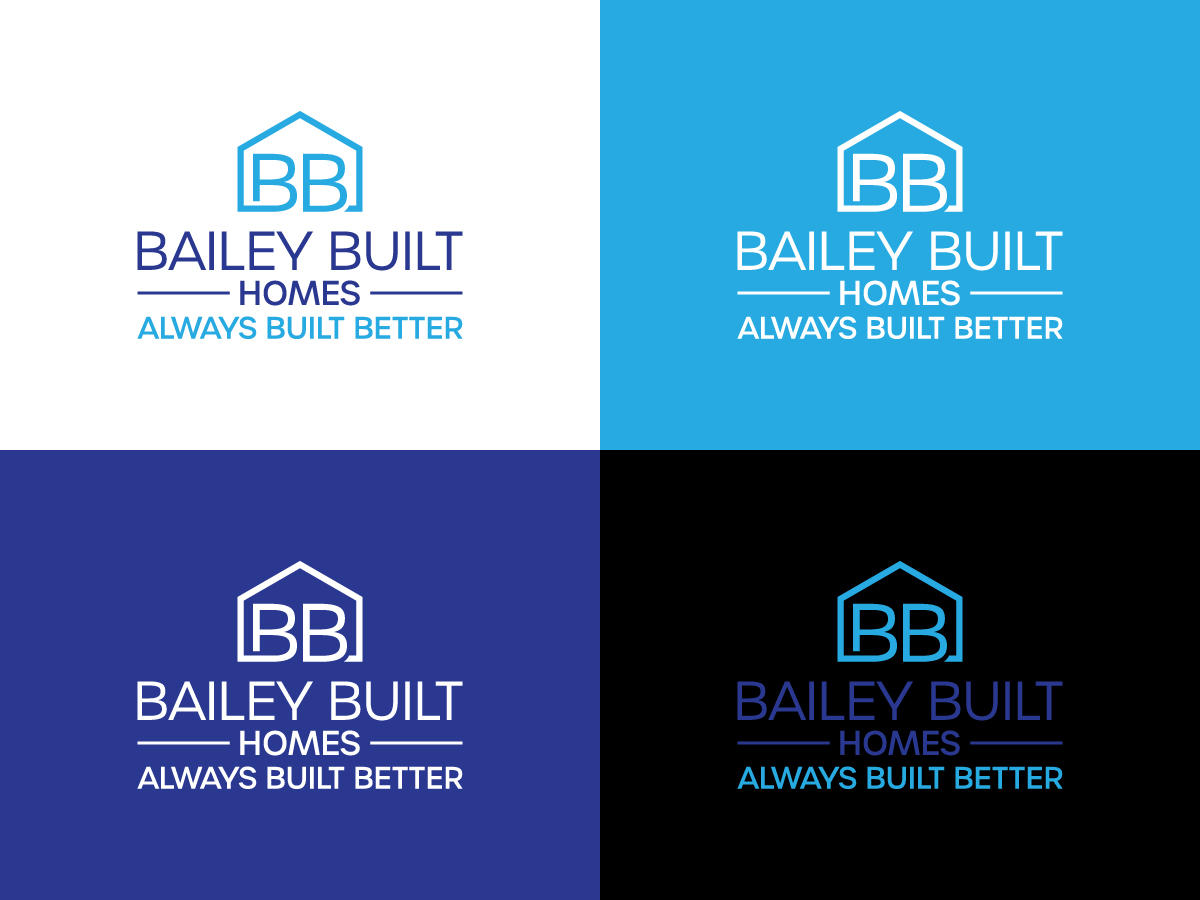 Logo Design by faizak for BAILEY BUILT HOMES | Design #31041935