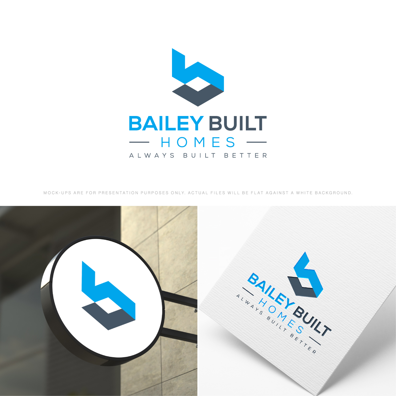 Logo Design by The Lion Studios for BAILEY BUILT HOMES | Design #31035612