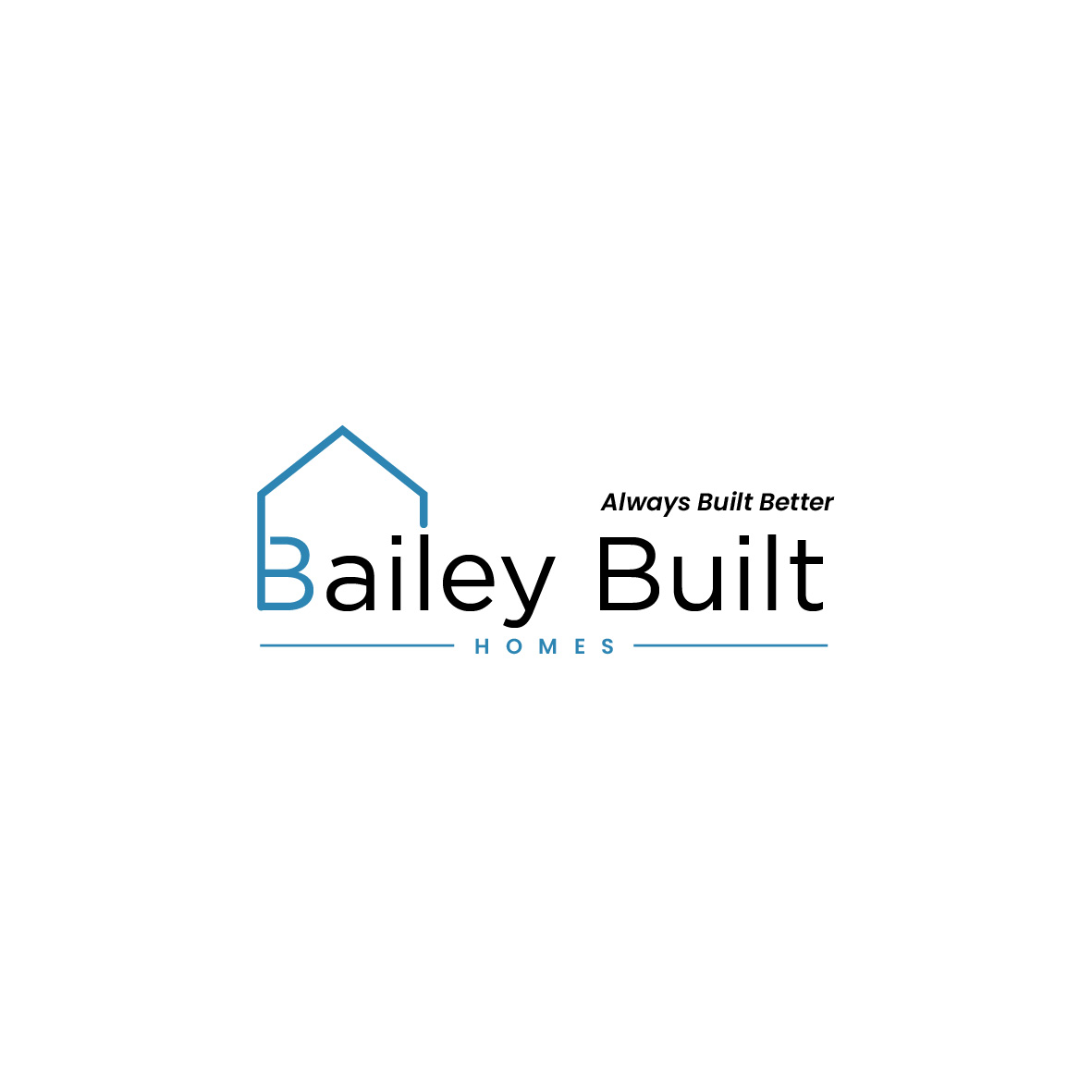 Logo Design by Prodesign81 for BAILEY BUILT HOMES | Design #31035066