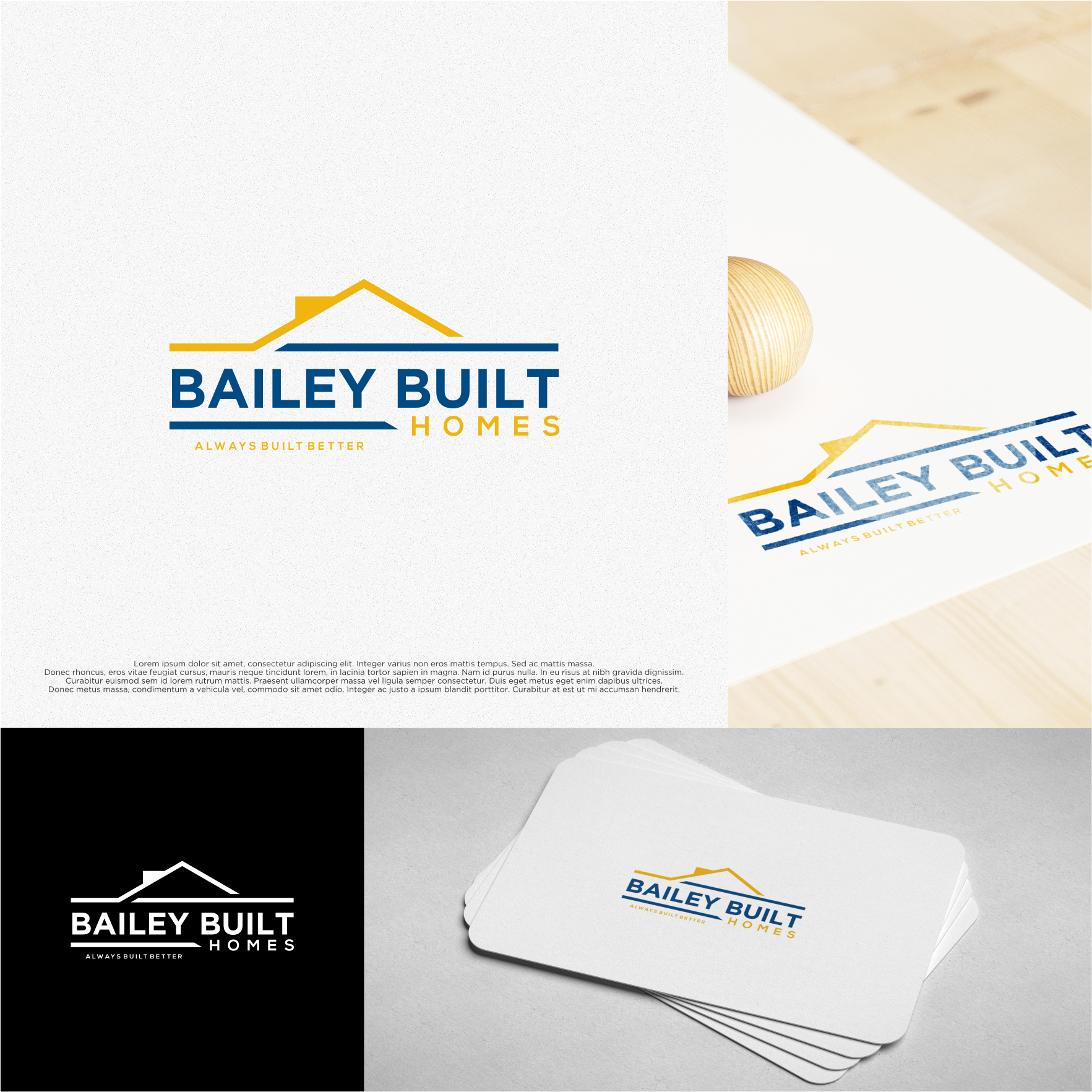 Logo-Design von shiroRo für BAILEY BUILT HOMES | Design #31034675