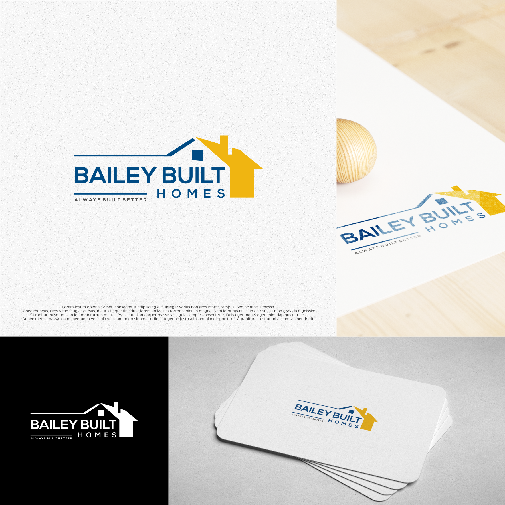 Logo-Design von shiroRo für BAILEY BUILT HOMES | Design #31034678