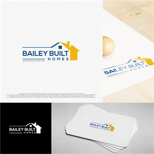 Logo Design by shiroRo for BAILEY BUILT HOMES | Design: #31034678