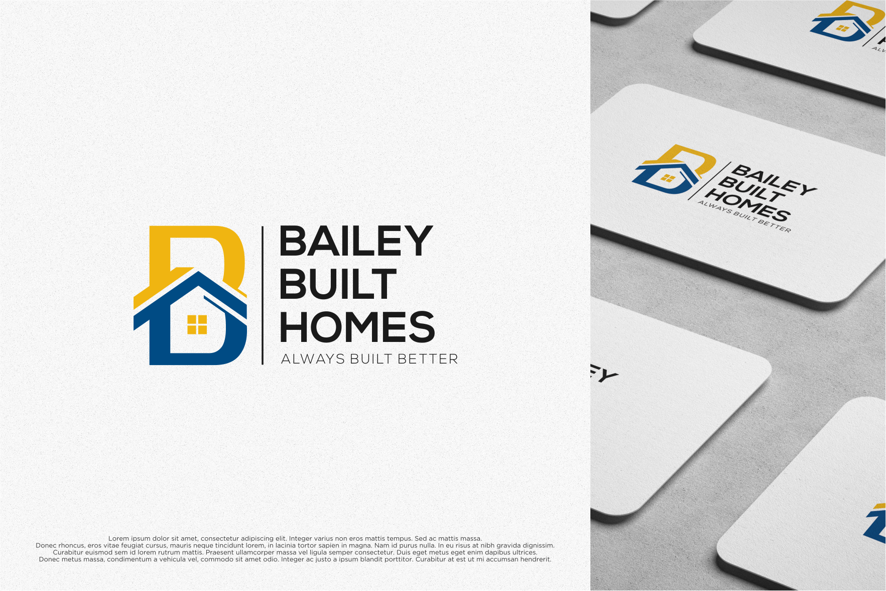 Logo-Design von shiroRo für BAILEY BUILT HOMES | Design #31059093