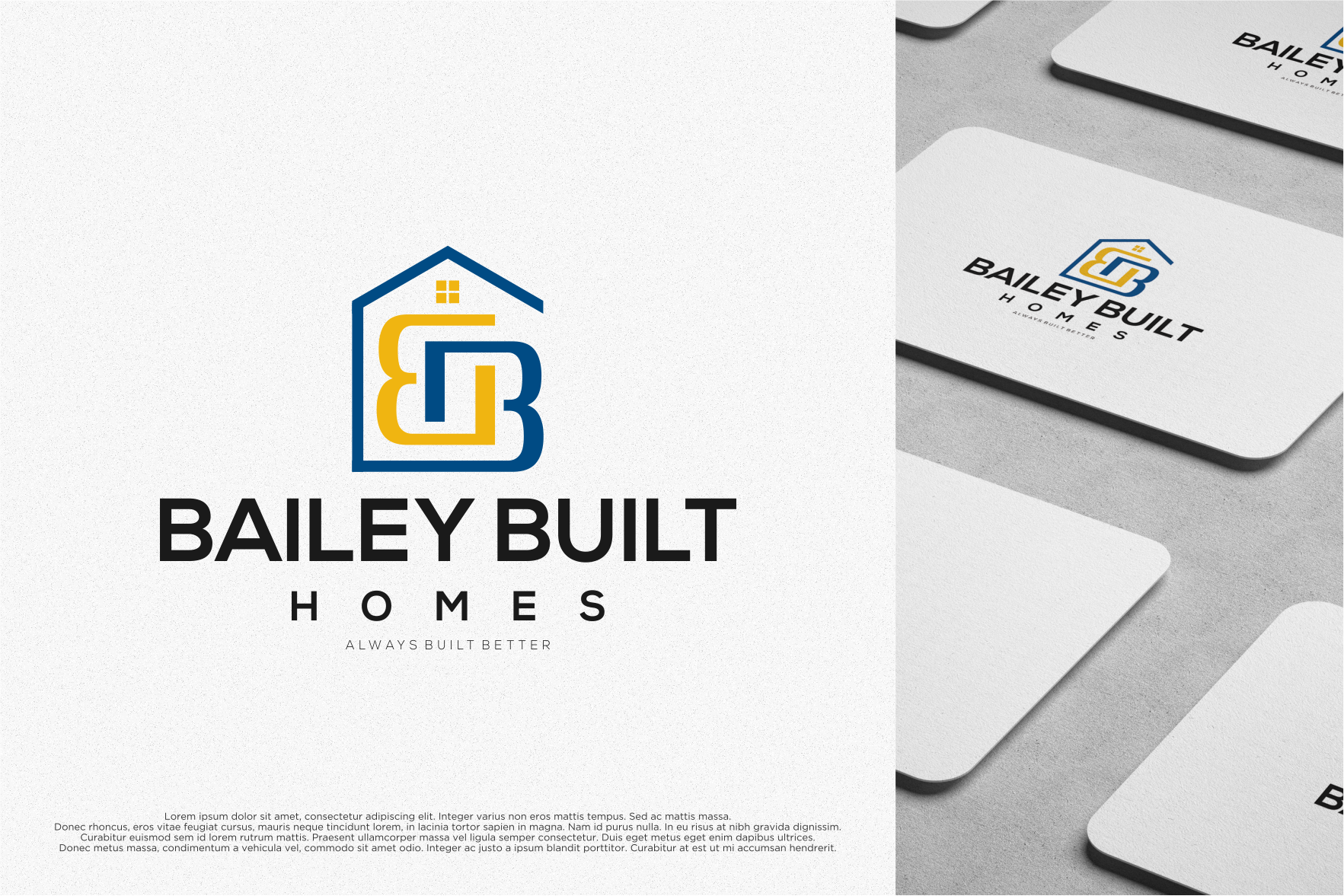 Logo-Design von shiroRo für BAILEY BUILT HOMES | Design #31059096
