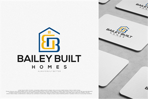 Logo Design by shiroRo for BAILEY BUILT HOMES | Design: #31059096