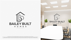 Logo Design by shiroRo for BAILEY BUILT HOMES | Design: #31064754